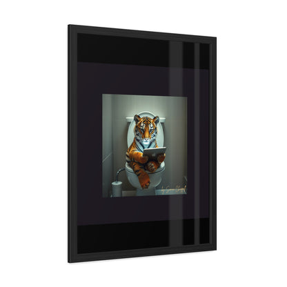 TIGERS THRONE by Simon Chappell Framed Poster