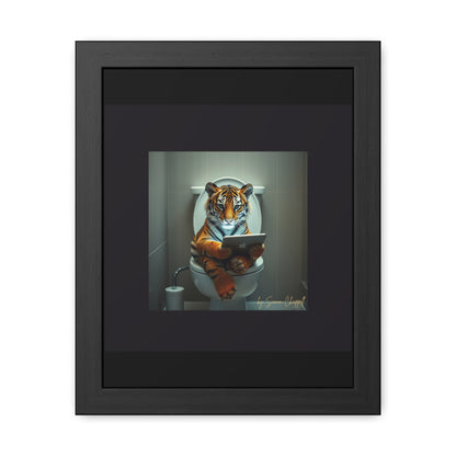 TIGERS THRONE by Simon Chappell Framed Poster