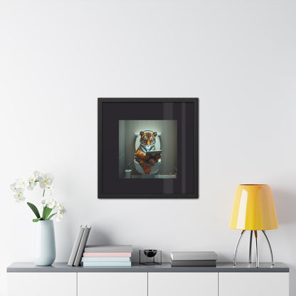 TIGERS THRONE by Simon Chappell Framed Poster