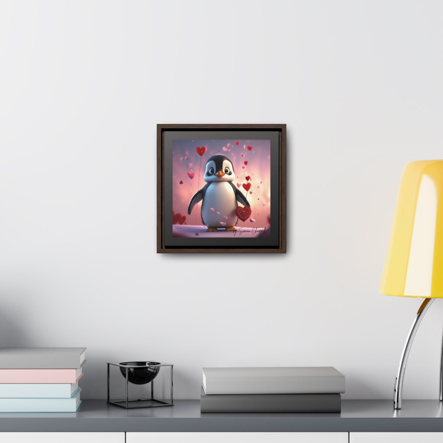 PENGUINLOVE by Simon Chappell, Canvas Wraps Penguin Love Valentine's Gift