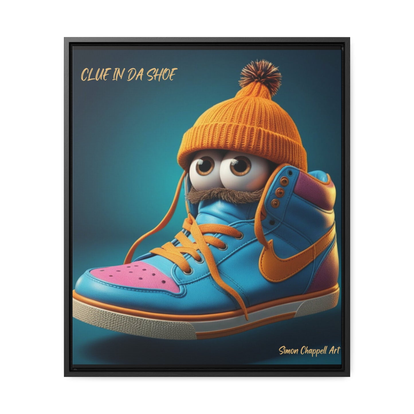 Canvas Wraps "CLUE IN DA SHOE" by Simon Chappell