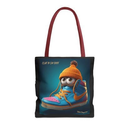 Tote Bag CLUE IN DA SHOE by Simon Chappell, Gift Idea, Everyday Bag, Market Bag, Cool, Digital Artwork