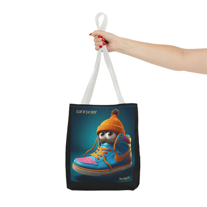 Tote Bag CLUE IN DA SHOE by Simon Chappell, Gift Idea, Everyday Bag, Market Bag, Cool, Digital Artwork