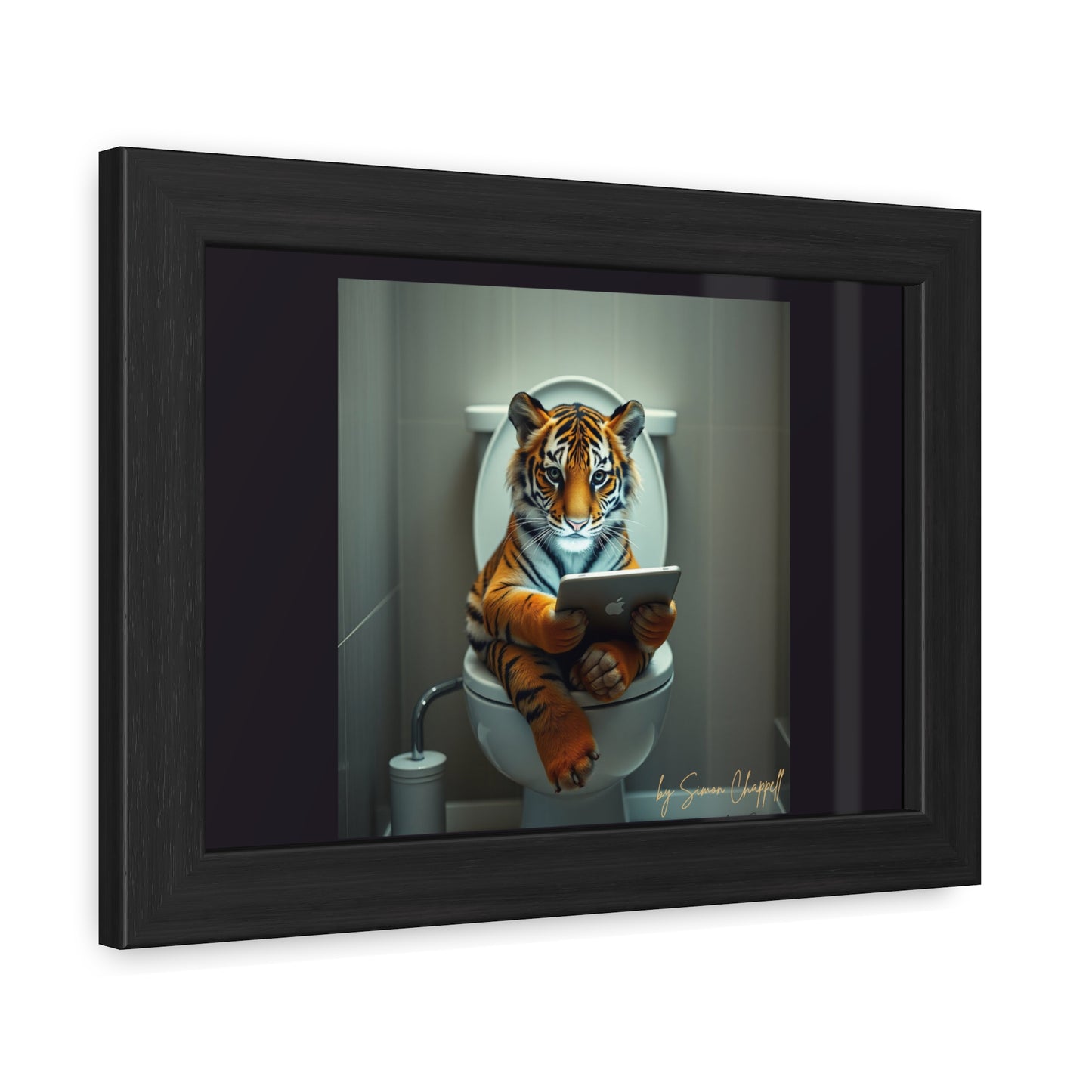 TIGERS THRONE by Simon Chappell Framed Poster