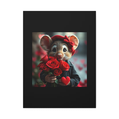 MOUSELOVE by Simon Chappell Matte Canvas, Stretched, 1.25"