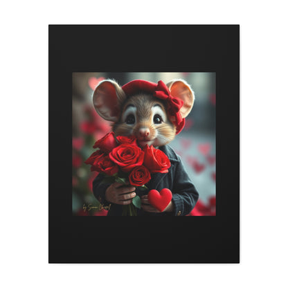 MOUSELOVE by Simon Chappell Matte Canvas, Stretched, 1.25"