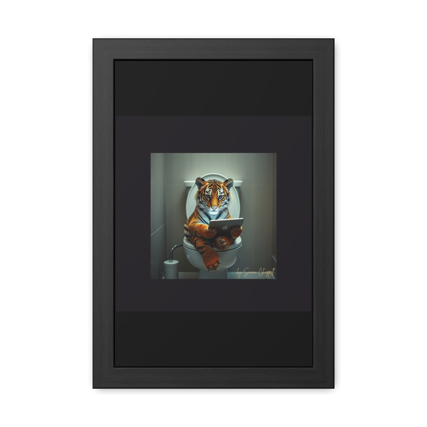 TIGERS THRONE by Simon Chappell Framed Poster