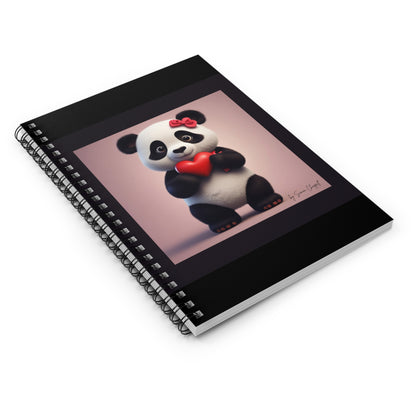 PANDALOVE Spiral Notebook - Ruled Line