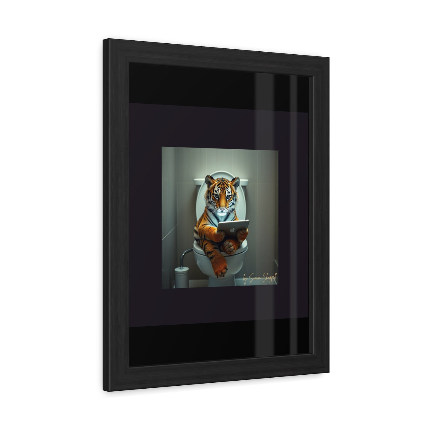 TIGERS THRONE by Simon Chappell Framed Poster