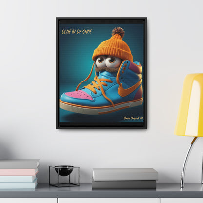 Canvas Wraps "CLUE IN DA SHOE" by Simon Chappell