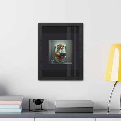 TIGERS THRONE by Simon Chappell Framed Poster