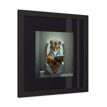 TIGERS THRONE by Simon Chappell Framed Poster