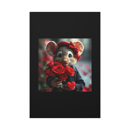 MOUSELOVE by Simon Chappell Matte Canvas, Stretched, 1.25"