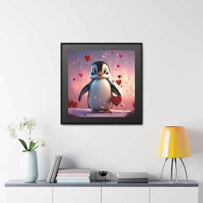 PENGUINLOVE by Simon Chappell, Canvas Wraps Penguin Love Valentine's Gift