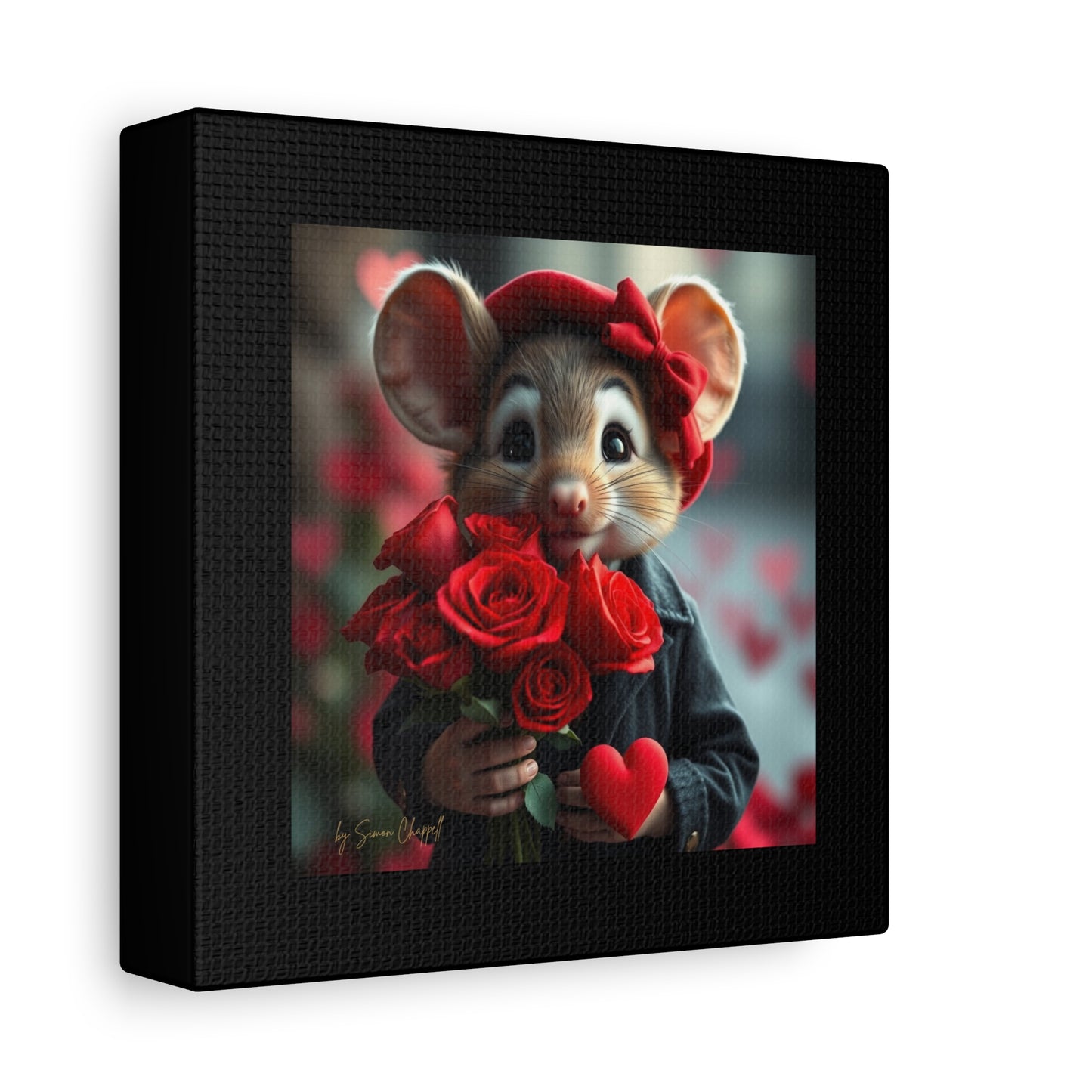 MOUSELOVE by Simon Chappell Matte Canvas, Stretched, 1.25"