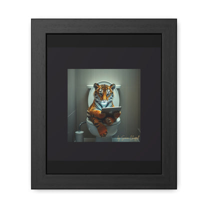 TIGERS THRONE by Simon Chappell Framed Poster