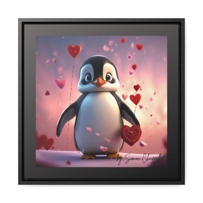 PENGUINLOVE by Simon Chappell, Canvas Wraps Penguin Love Valentine's Gift