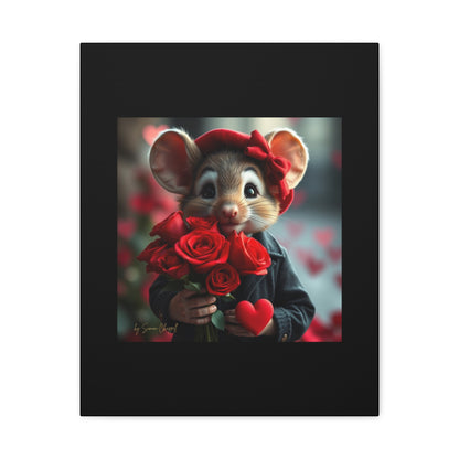 MOUSELOVE by Simon Chappell Matte Canvas, Stretched, 1.25"