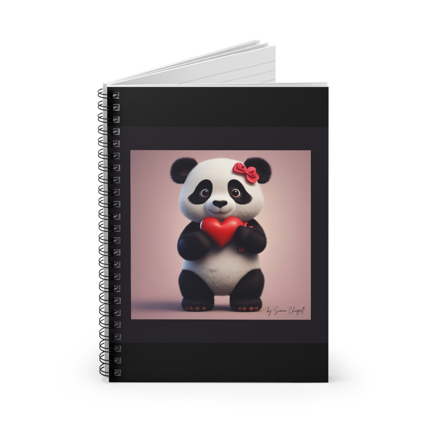 PANDALOVE Spiral Notebook - Ruled Line