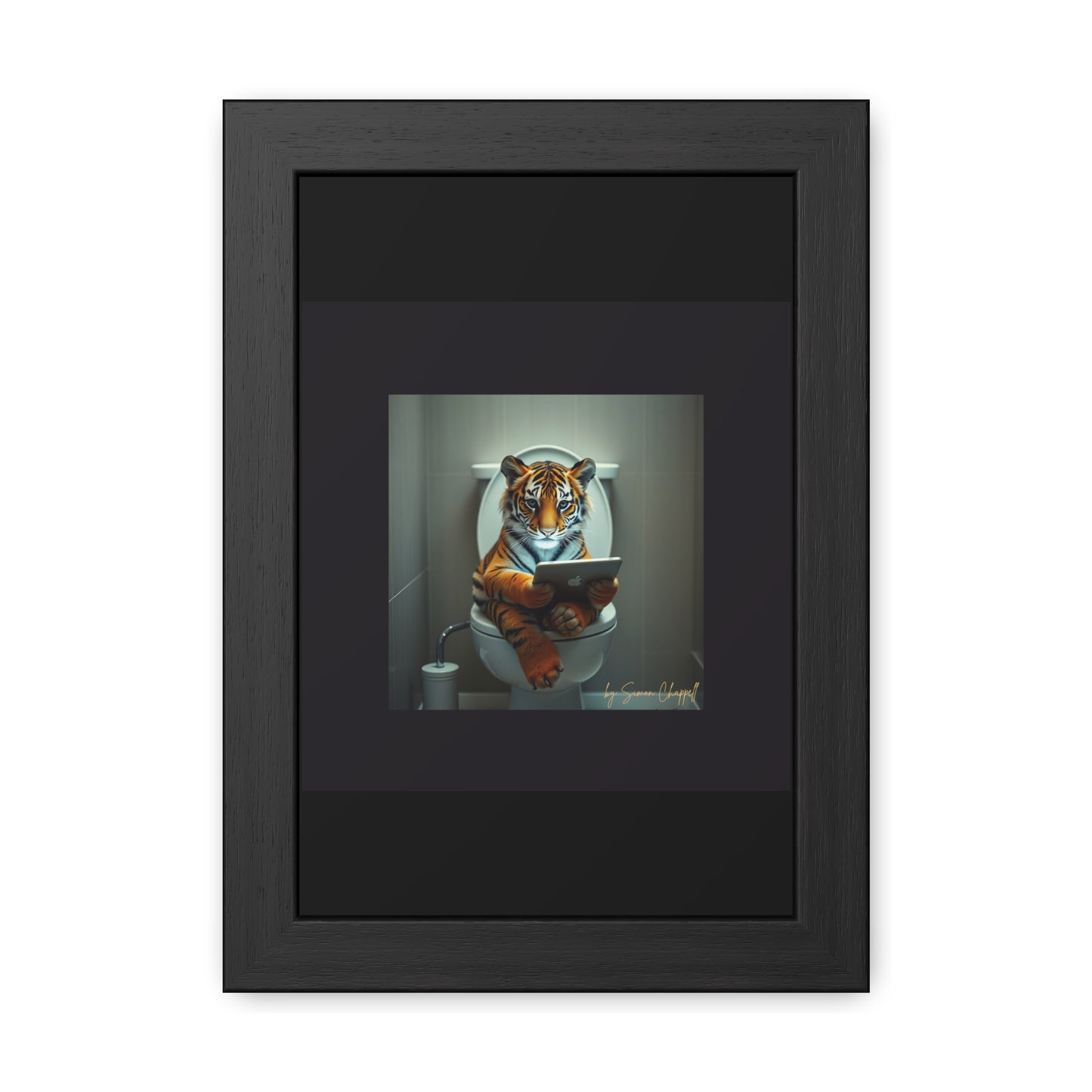 TIGERS THRONE by Simon Chappell Framed Poster