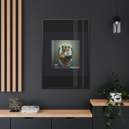 TIGERS THRONE by Simon Chappell Framed Poster