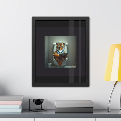 TIGERS THRONE by Simon Chappell Framed Poster