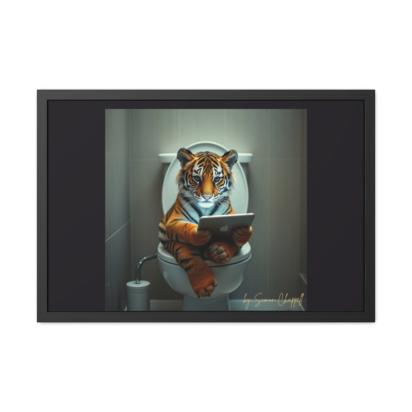 TIGERS THRONE by Simon Chappell Framed Poster