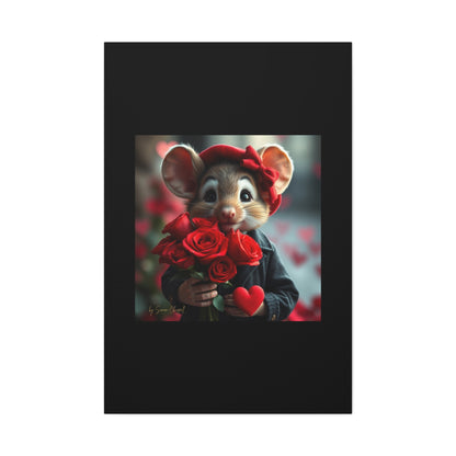 MOUSELOVE by Simon Chappell Matte Canvas, Stretched, 1.25"