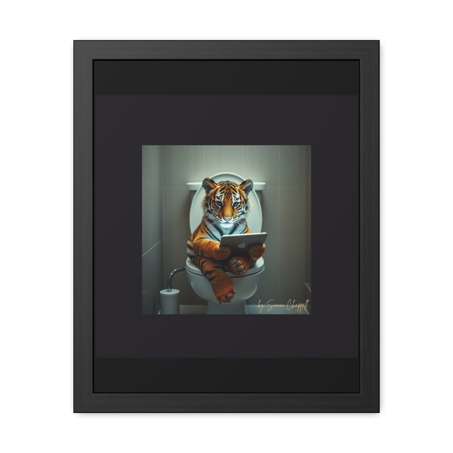 TIGERS THRONE by Simon Chappell Framed Poster