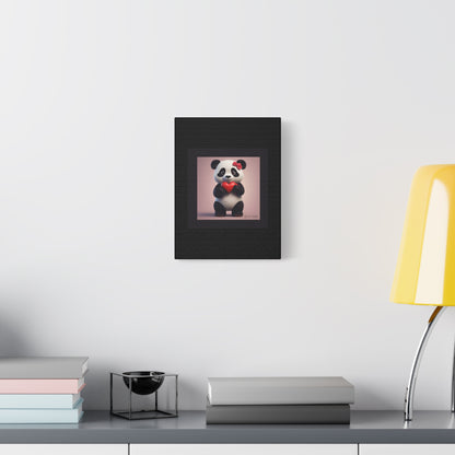 Canvas Print - PandaLove1 Valentines Day Art by Simon Chappell