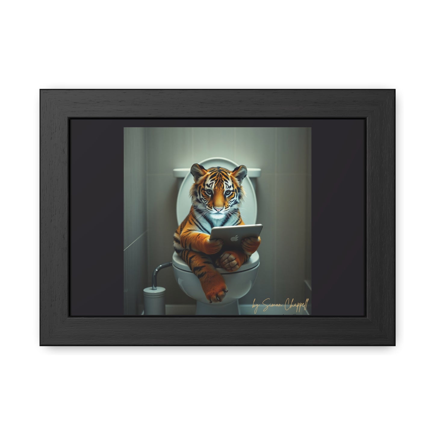 TIGERS THRONE by Simon Chappell Framed Poster