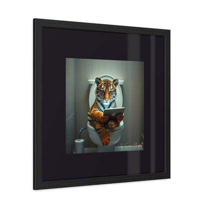 TIGERS THRONE by Simon Chappell Framed Poster