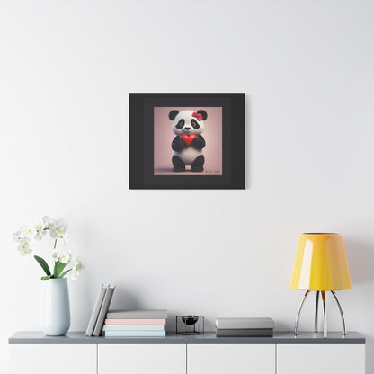 Canvas Print - PandaLove1 Valentines Day Art by Simon Chappell