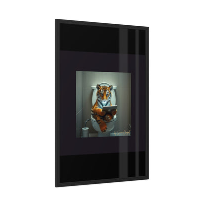 TIGERS THRONE by Simon Chappell Framed Poster