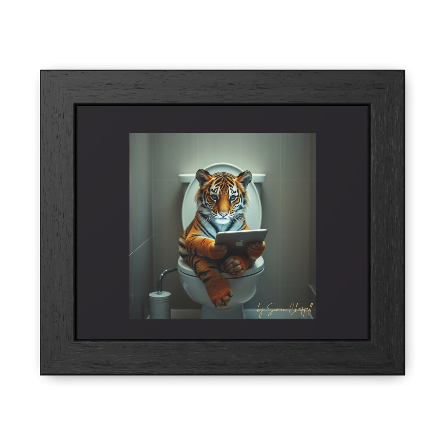 TIGERS THRONE by Simon Chappell Framed Poster