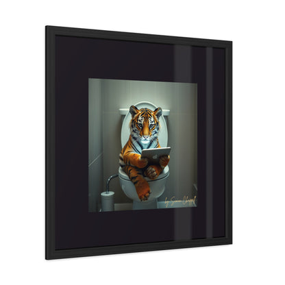 TIGERS THRONE by Simon Chappell Framed Poster