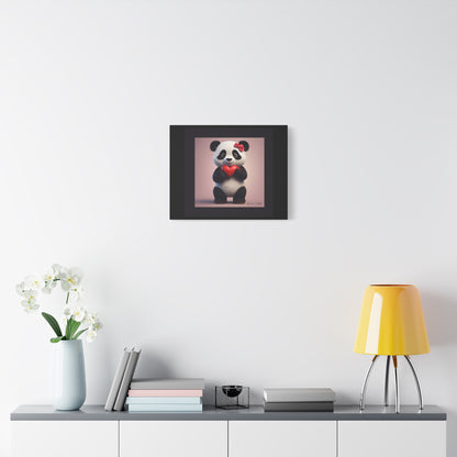 Canvas Print - PandaLove1 Valentines Day Art by Simon Chappell