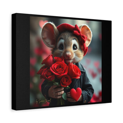 MOUSELOVE by Simon Chappell Matte Canvas, Stretched, 1.25"