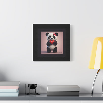 Canvas Print - PandaLove1 Valentines Day Art by Simon Chappell