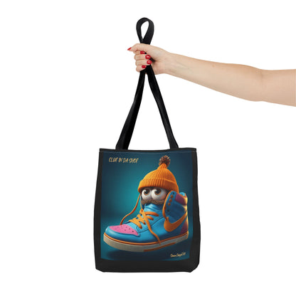 Tote Bag CLUE IN DA SHOE by Simon Chappell, Gift Idea, Everyday Bag, Market Bag, Cool, Digital Artwork