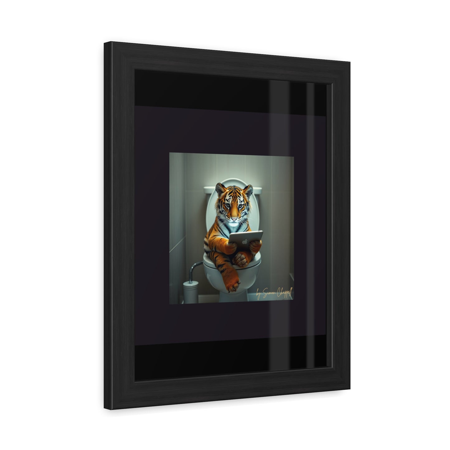 TIGERS THRONE by Simon Chappell Framed Poster