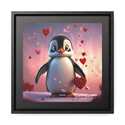 PENGUINLOVE by Simon Chappell, Canvas Wraps Penguin Love Valentine's Gift