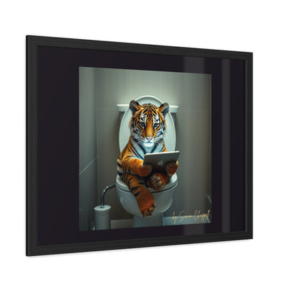 TIGERS THRONE by Simon Chappell Framed Poster