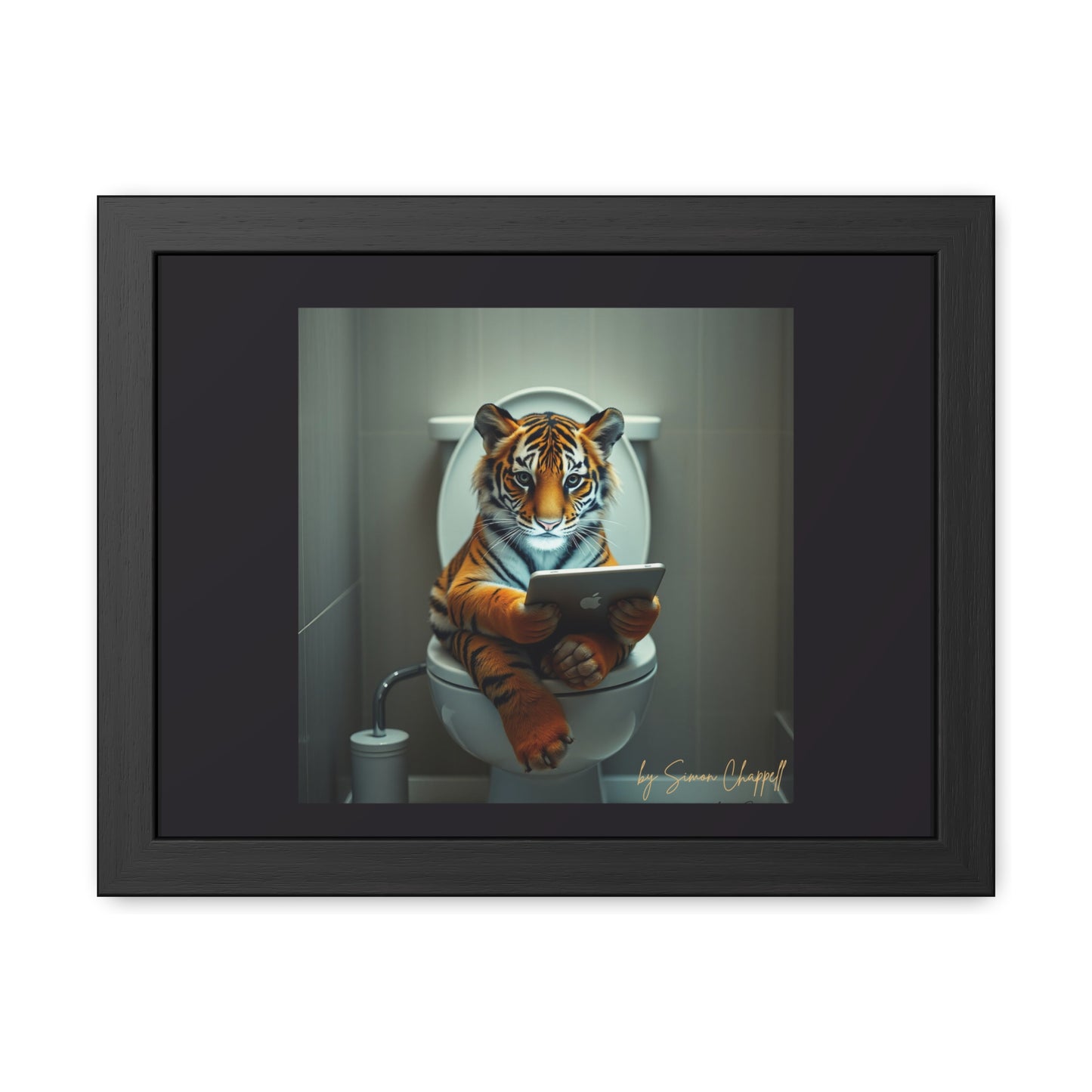 TIGERS THRONE by Simon Chappell Framed Poster