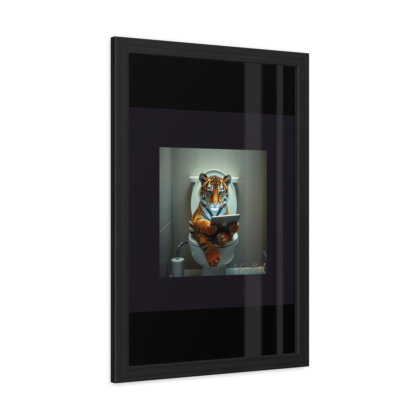 TIGERS THRONE by Simon Chappell Framed Poster