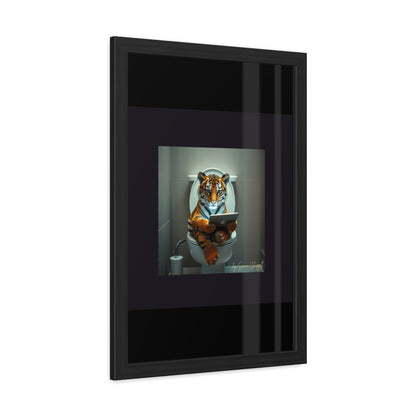 TIGERS THRONE by Simon Chappell Framed Poster