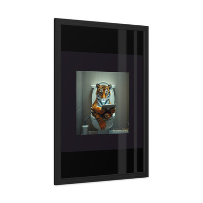 TIGERS THRONE by Simon Chappell Framed Poster