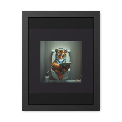 TIGERS THRONE by Simon Chappell Framed Poster