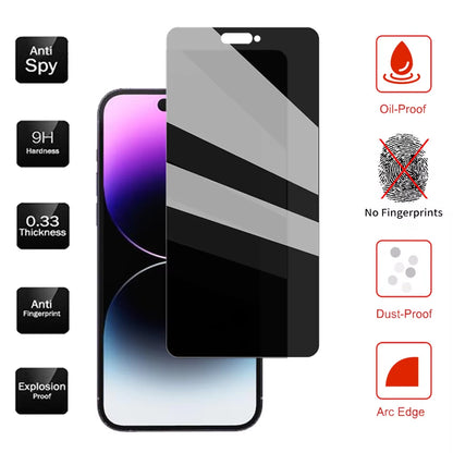 Anti-Peep Tempered Glass for  16 15 14 13 12 11 Pro Max Privacy Screen Protector 15 Pro Max Anti-Spy Front Film Ihone 14 plus  16 Verre Trempe  15 Pro Max Camera Film