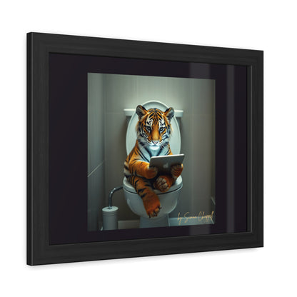 TIGERS THRONE by Simon Chappell Framed Poster